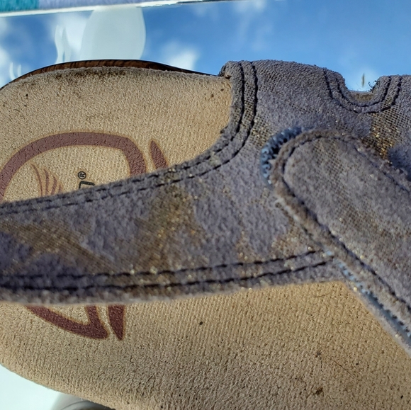 Leather Dansko clog sandals, beige and gold size 40 - Picture 15 of 17